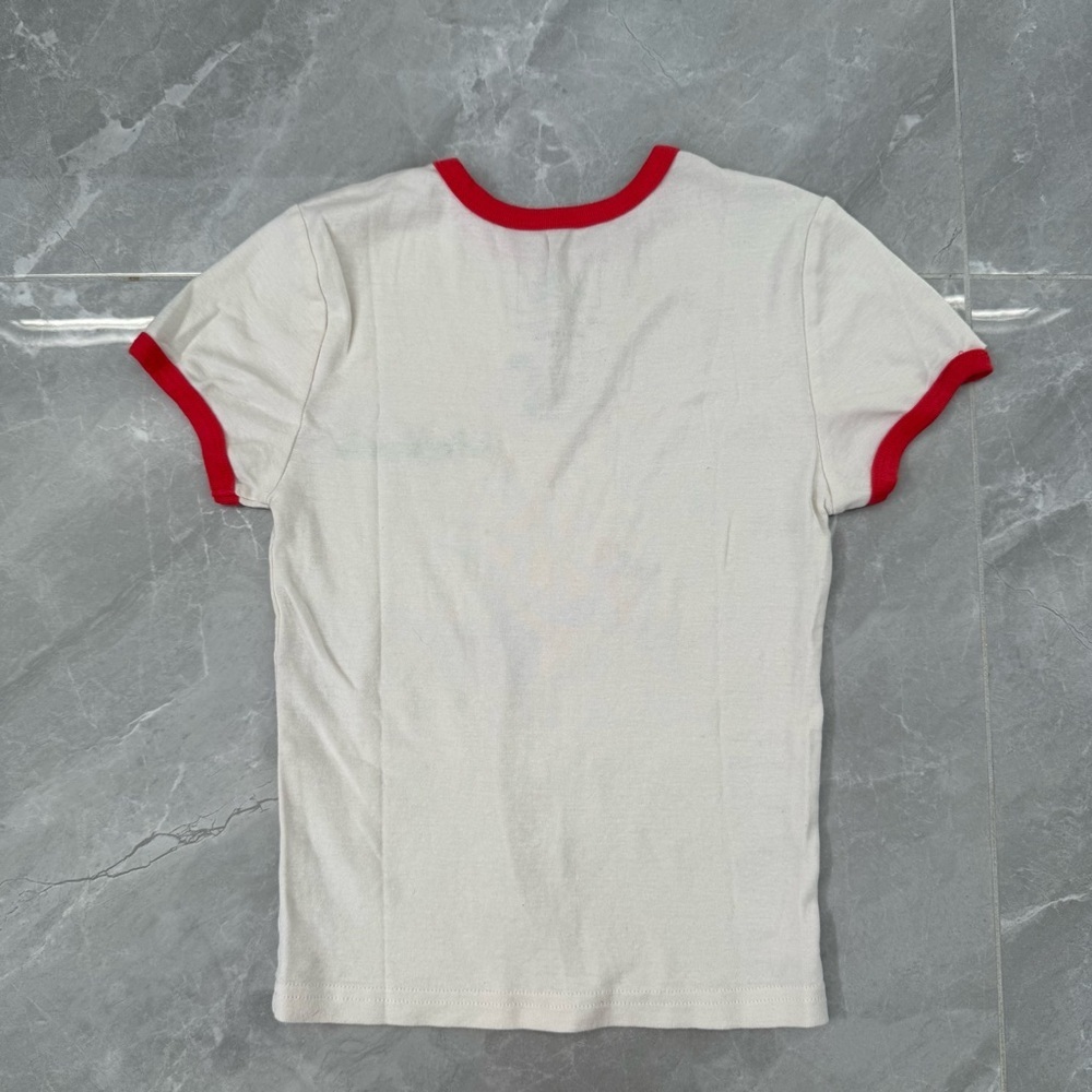 Women’s Fashion Nova Strawberry Shortcake Ringer Short Sleeve Graphic Shirt XS - Picture 11 of 16
